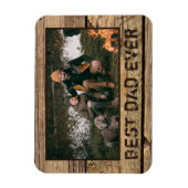 最高の素朴EVER WOOD Photo マグネット (縦)