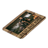 最高の素朴EVER WOOD Photo マグネット (左側)