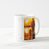 最高の素朴Grandpa Ever Father's Day写真 コーヒーマグカップ (正面右)