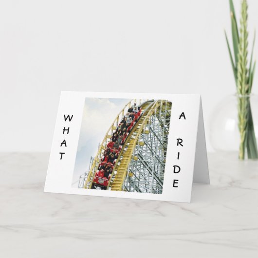 最高の経験！あなたと共有できて素晴らしい記念日 カード (正面)