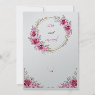 最高の結婚カード 招待状