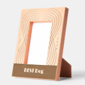 最高の結婚犬 レーザー彫刻フレーム (左)