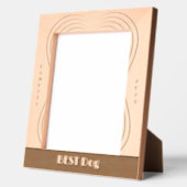最高の結婚犬 レーザー彫刻フレーム (左)