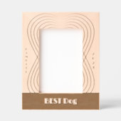 最高の結婚犬 レーザー彫刻フレーム (正面)