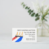 最高の絵を描契約者ハウスペインター 名刺 (スタンド正面)