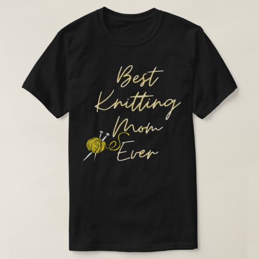 最高の編み物マママエバーシャツ Tシャツ (デザイン正面)