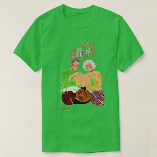 最高の編み物マママエバー120 Tシャツ (デザイン正面)