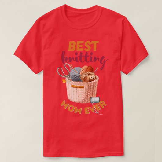 最高の編み物マママエバー525 Tシャツ (デザイン正面)