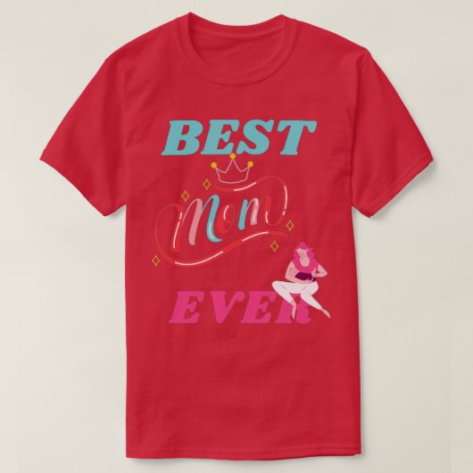 最高の編み物ママ297年 Tシャツ (デザイン正面)