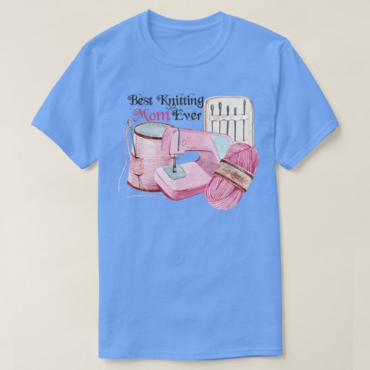 最高の編み物ママ98年 Tシャツ (デザイン正面)