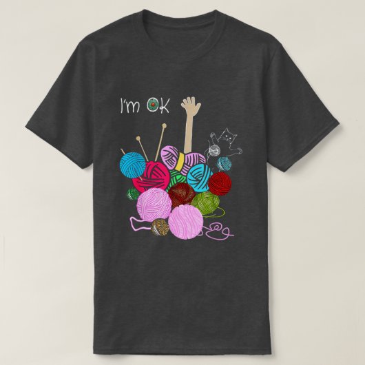 最高の編み物ママEver30 Tシャツ (デザイン正面)