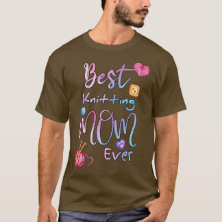最高の編み物ママEver 150 Tシャツ