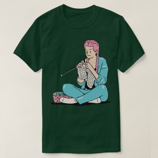 最高の編み物ママEver 161 Tシャツ (デザイン正面)