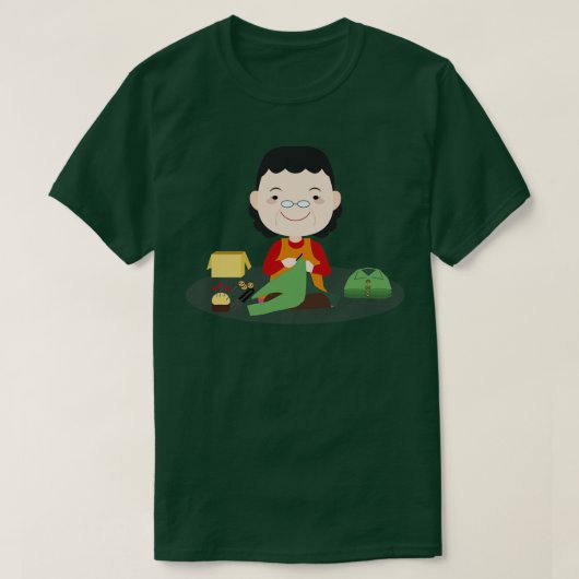 最高の編み物ママEver 388 Tシャツ (デザイン正面)