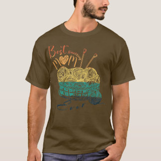 最高の編み物母の贈り物 Tシャツ
