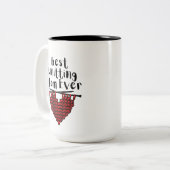 最高の編み物 ツートーンマグカップ (正面左)