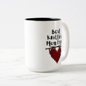 最高の編み物 ツートーンマグカップ (正面右)