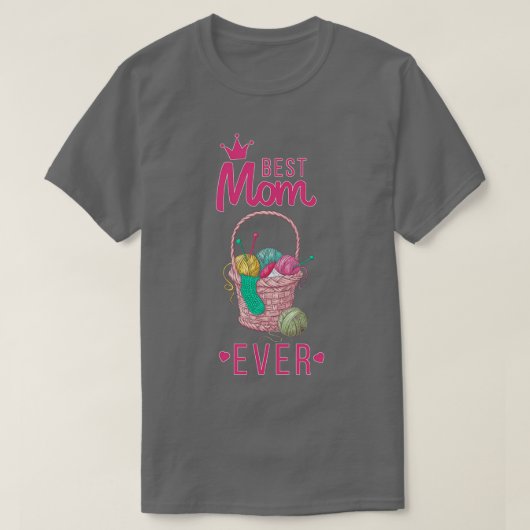 最高の編み物 Tシャツ (デザイン正面)