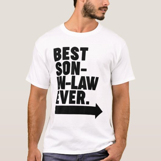 最高の義理の息子 Tシャツ (正面)