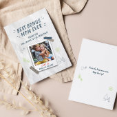 最高の義理の母へ 母の日 ステップマム カスタム写真 シーズンカード