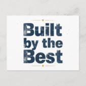 最高の者たちによって作られた Typography ポストカード (正面)