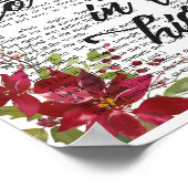 最高の聖書の聖句のページで神に栄光 ポスター (角)