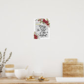 最高の聖書の聖句のページで神に栄光 ポスター (キッチン)