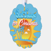 最高の聖降誕祭に免れる オーナメントカード (左)