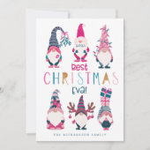 最高の聖降誕祭！おもしろい明るい格言 シーズンカード (正面)