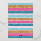 最高の聖降誕祭！おもしろい明るい格言 箔シーズンカード (裏面)