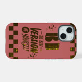 最高の自分であれ iPhone 15ケース (裏面横)