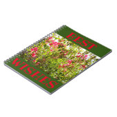 最高の自然縁ど写真花 ノートブック (左側)