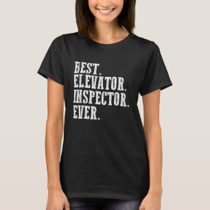 最高の船車検査官 Tシャツ