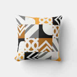 最高の色の幾何学的パターン クッション