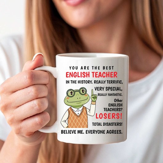 最高の英語教師です。他はダメ コーヒーマグカップ