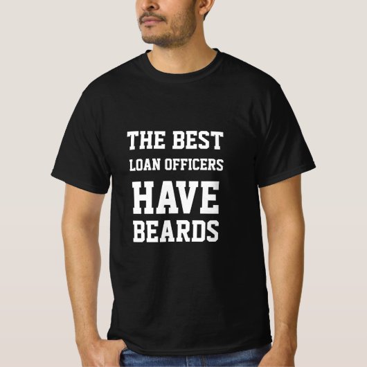 最高の融資担当者はひげを生やしている Tシャツ (正面)