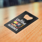 最高の衣装デザイナー – 映画クルーのギフト クレジットカード栓抜き