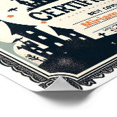 最高の衣装証明書 – 城幽霊のよく出るポスター ポスター (角)