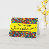 最高の記念日カード カード (黄色い花)