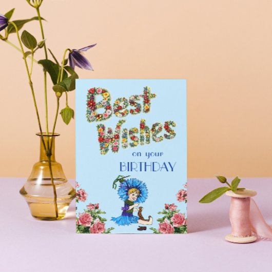 最高の誕生日の願い カード