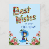 最高の誕生日の願い ポストカード (正面)