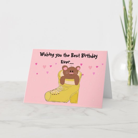 最高の誕生日をお過ごしください カード (正面)