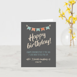 最高の誕生日カーおもしろいドおもしろい引用文 カード