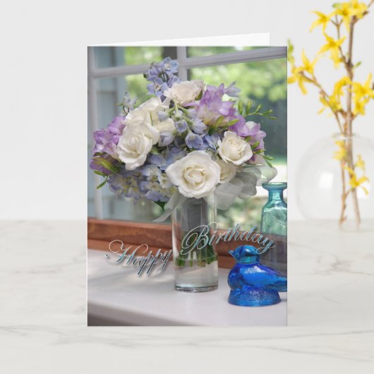 最高の誕生日 カード (黄色い花)