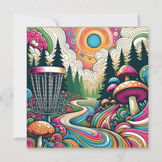 最高の誕生日 | レトロディスクゴルフ カード (正面)