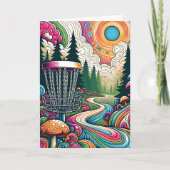 最高の誕生日 | レトロディスクゴルフ カード (正面)