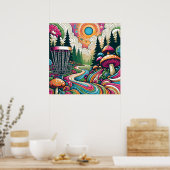 最高の誕生日 | レトロディスクゴルフ ポスター (キッチン)