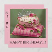 最高の誕生日 招待状 (正面/裏面)