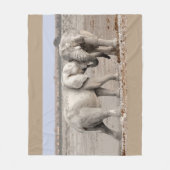 最高の象 フリースブランケット (正面)