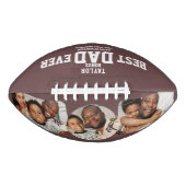 最高の賞与パパパーソナライズされたEver写真と文字 アメリカンフットボール (正面)
